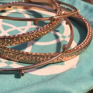 Rose gold Kendra Scott Bangle Set
